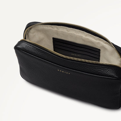 Radley London Black Mini Zip Around Cross Body