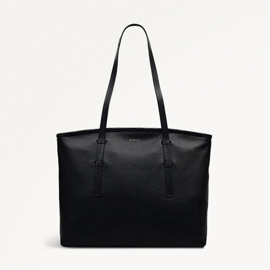 Radley London Black Medium Ziptop Tote