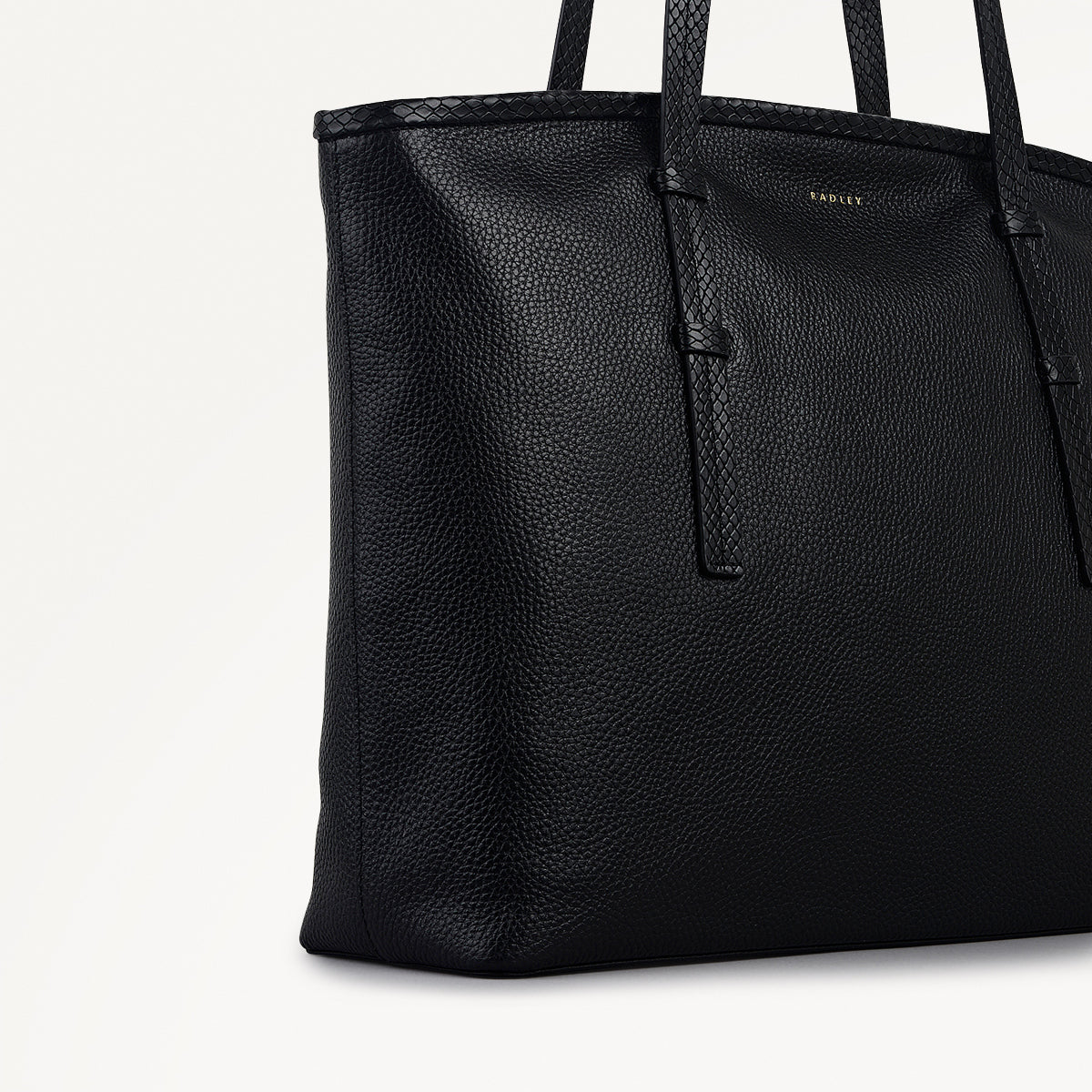 Radley London Black Medium Ziptop Tote