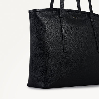 Radley London Black Medium Ziptop Tote