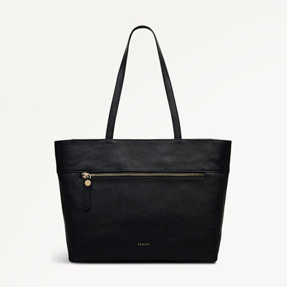 Radley London Black Medium Ziptop Tote