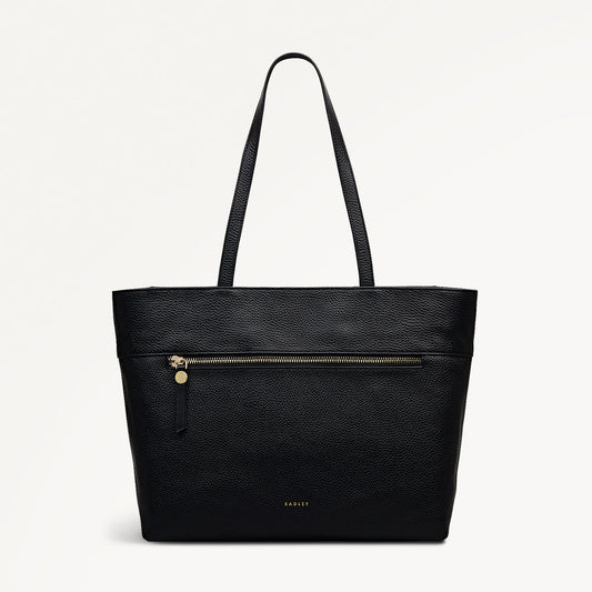 Radley London Black Medium Ziptop Tote