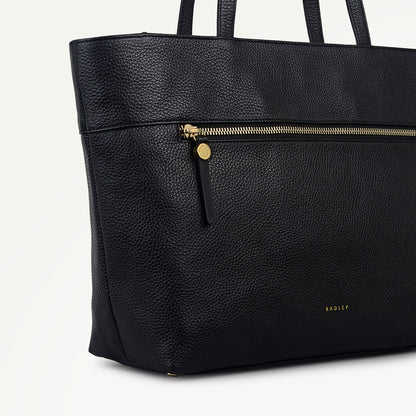 Radley London Black Medium Ziptop Tote