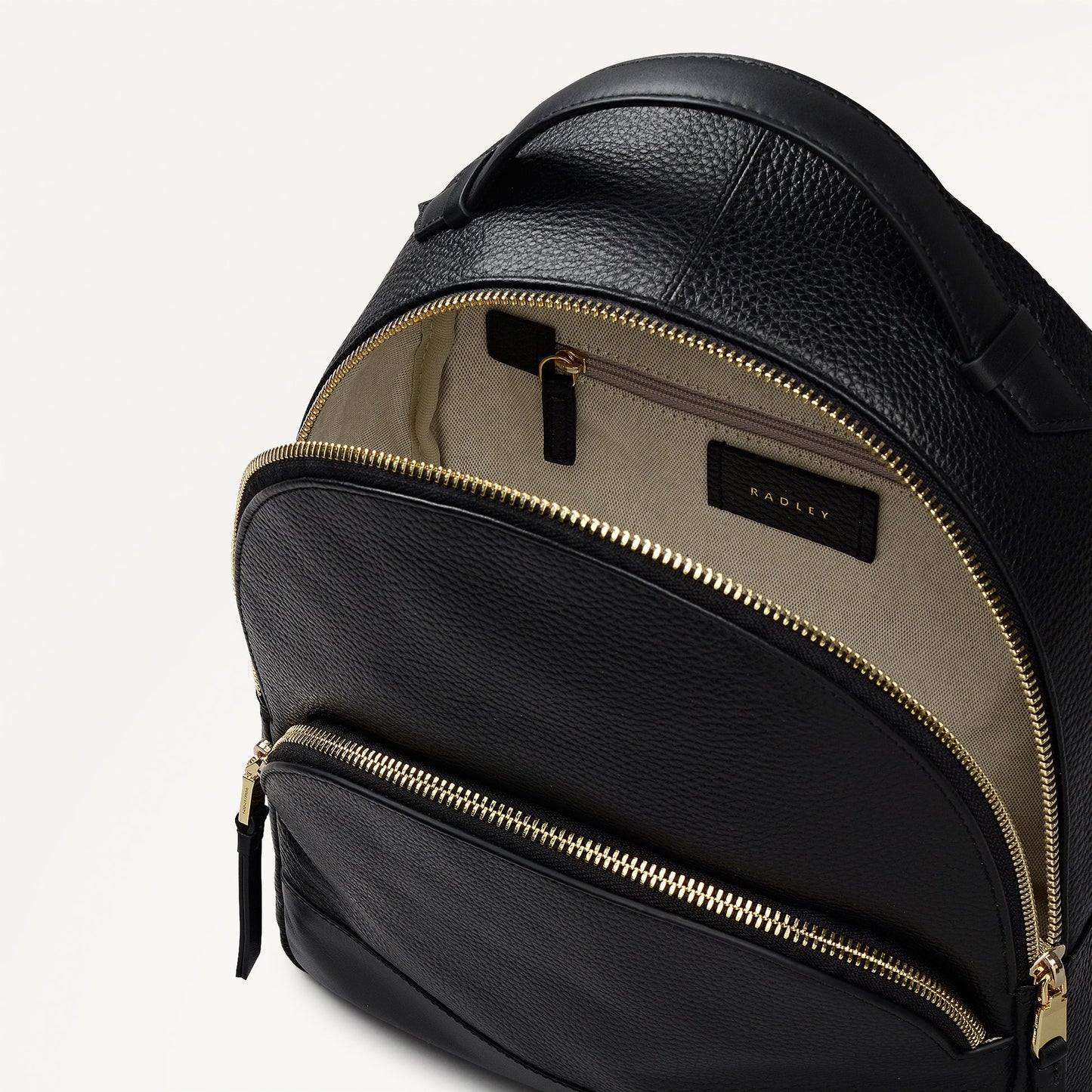 Radley London Black Medium Zip Around Backpack