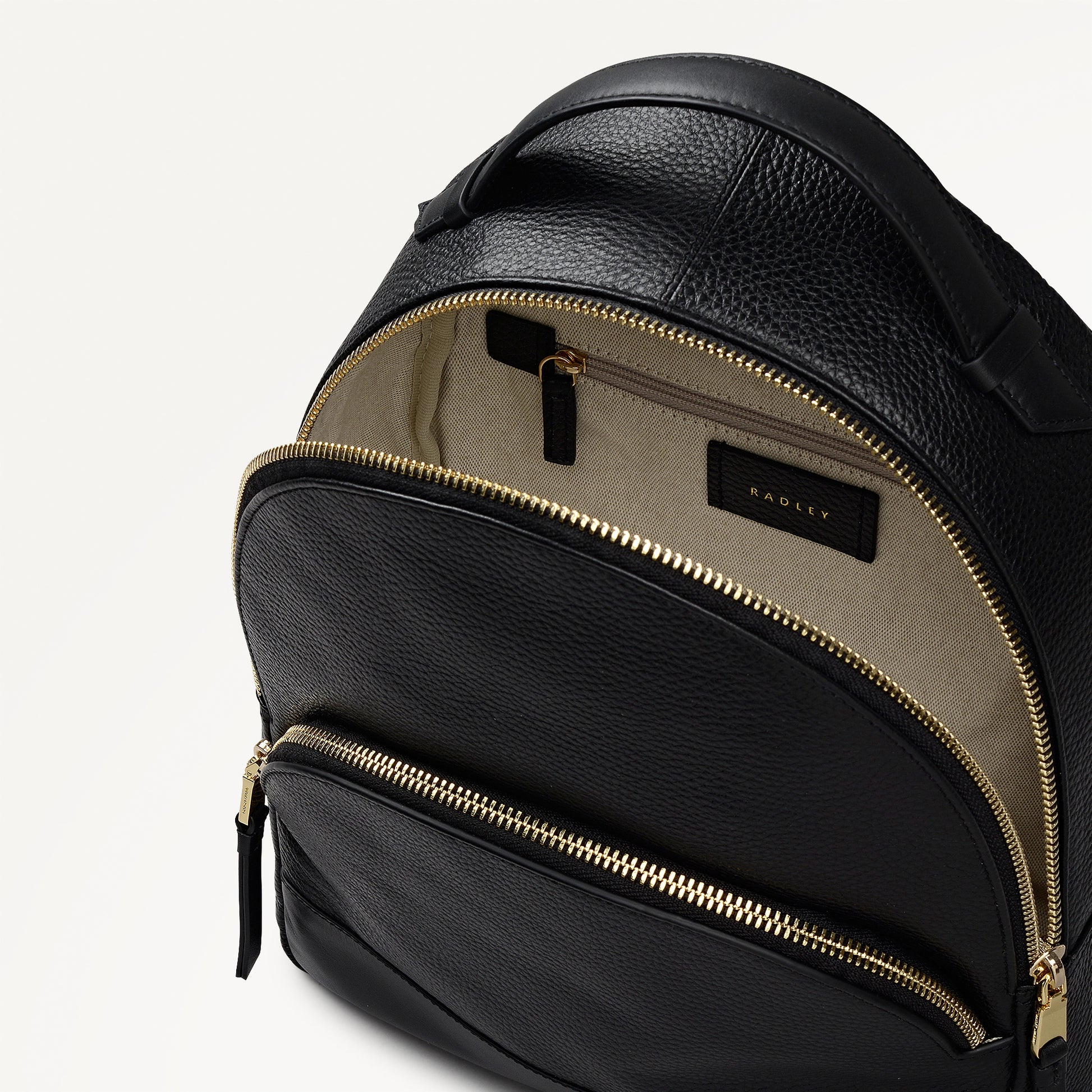 Radley London Black Medium Zip Around Backpack