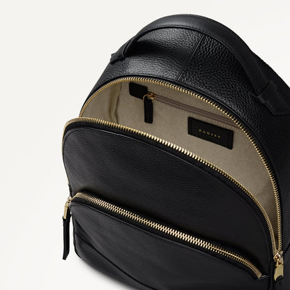 Radley London Black Medium Zip Around Backpack