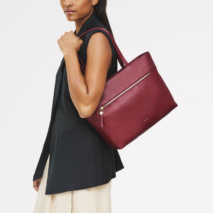 Radley London Merlot Medium Ziptop Tote
