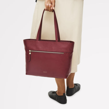 Radley London Merlot Medium Ziptop Tote