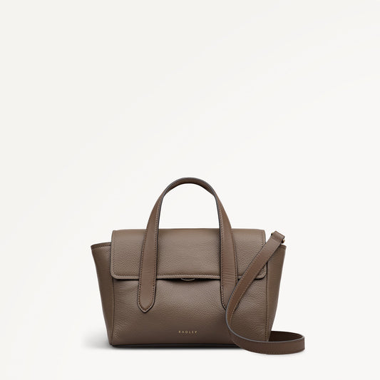 Radley London Coffee Small Flapover Grab