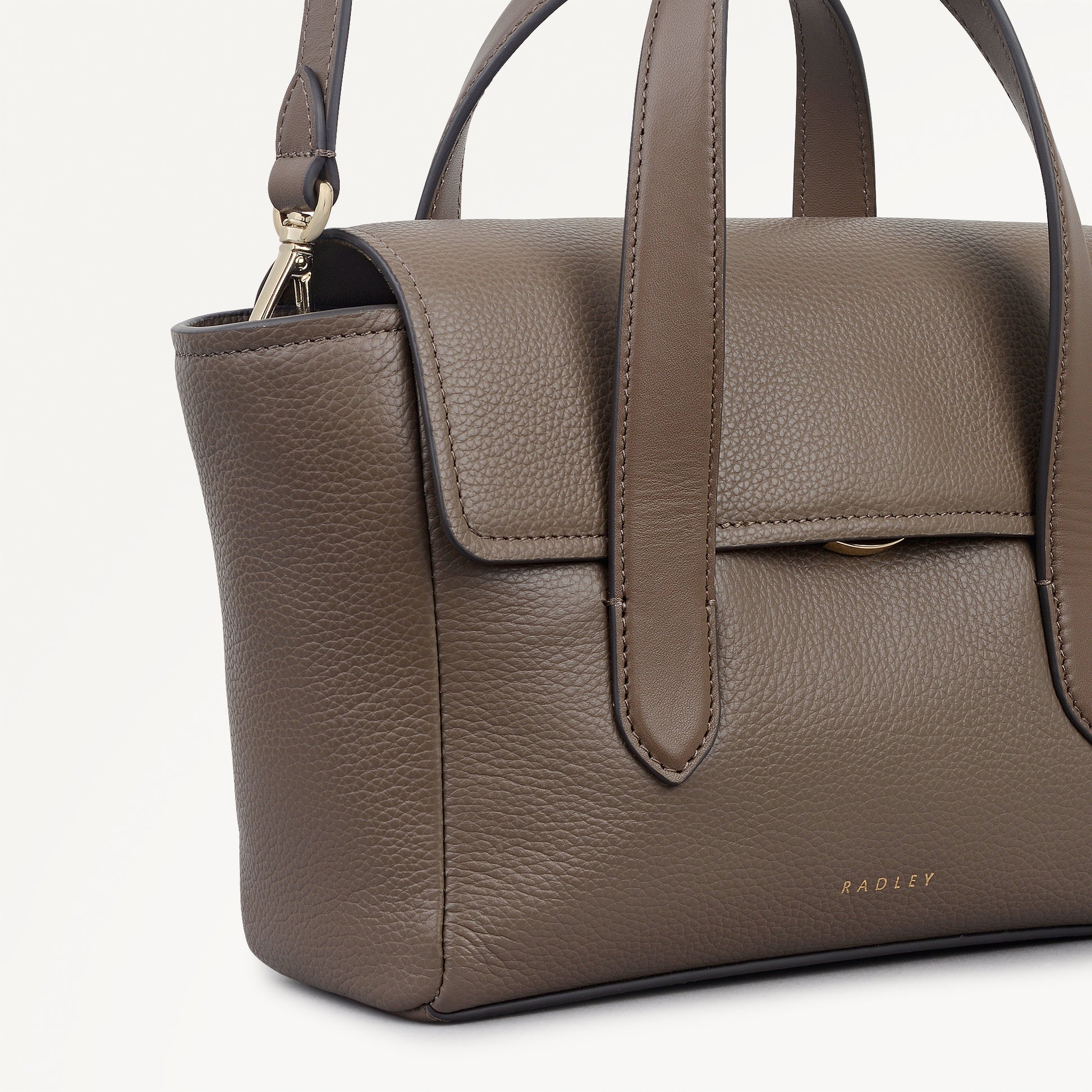 Radley London Coffee Small Flapover Grab