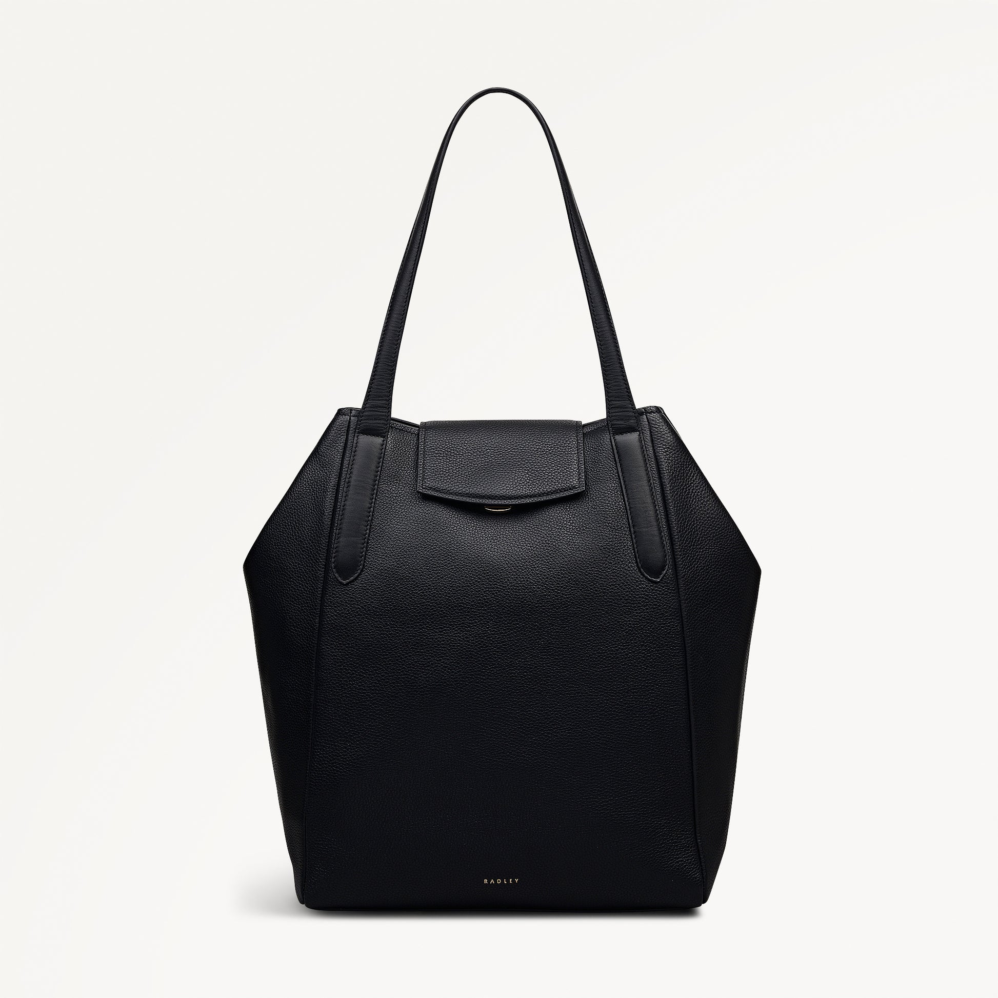 Radley London Black Large Flapover Tote