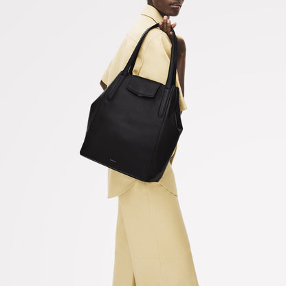 Radley London Black Large Flapover Tote