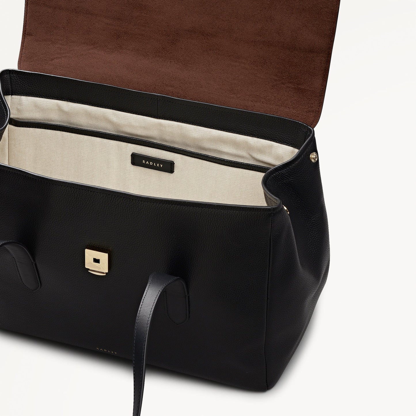 Radley London Black Large Flapover Shoulder