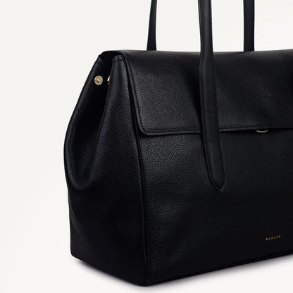 Radley London Black Large Flapover Shoulder