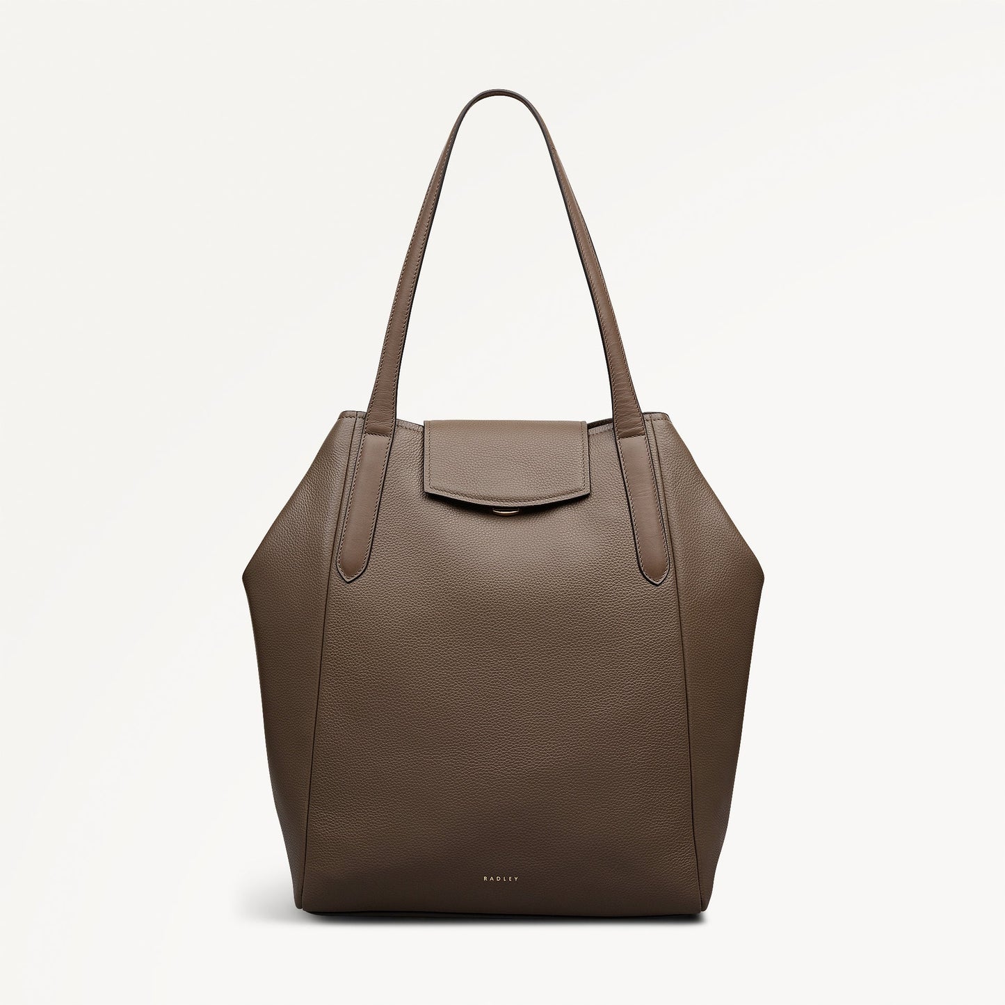 Radley London Coffee Large Flapover Tote