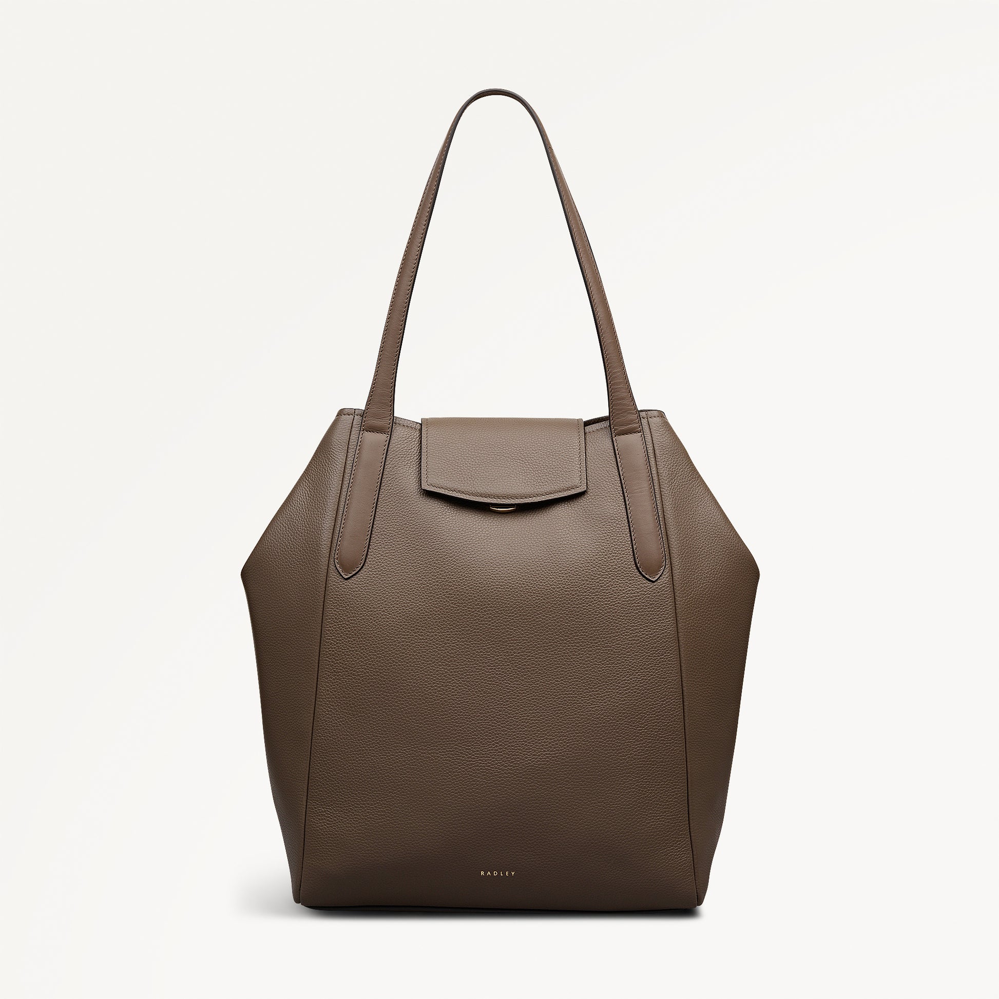 Radley London Coffee Large Flapover Tote
