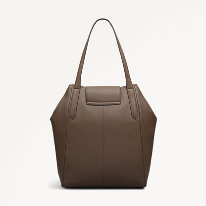 Radley London Coffee Large Flapover Tote