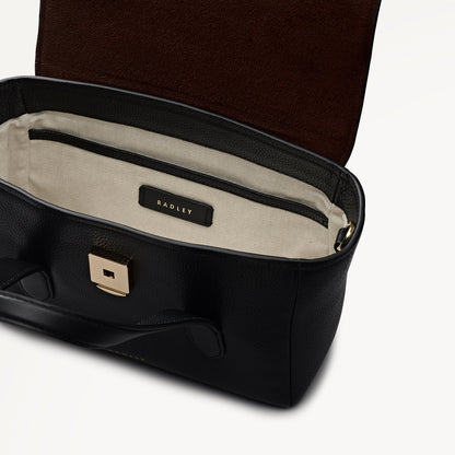 Radley London Black Small Flapover Grab