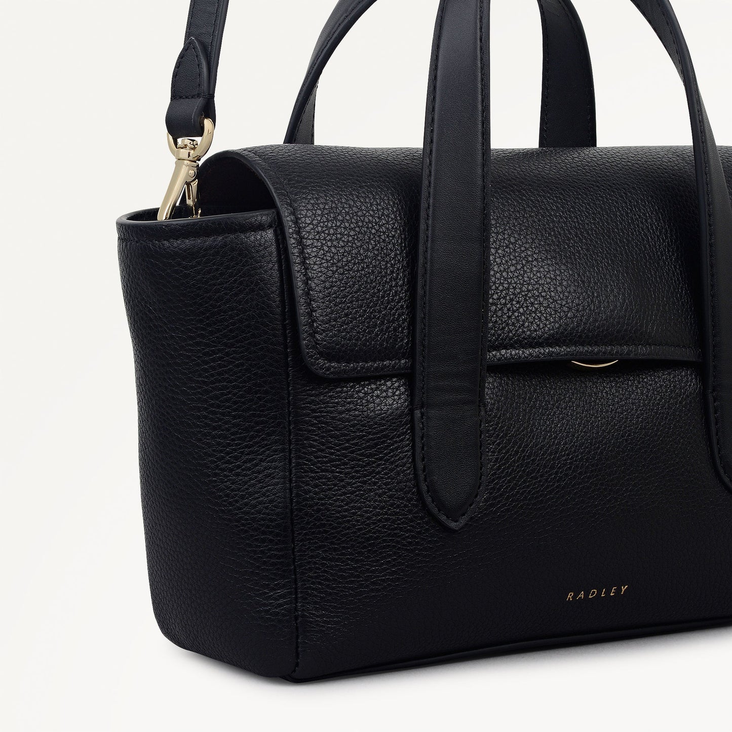 Radley London Black Small Flapover Grab