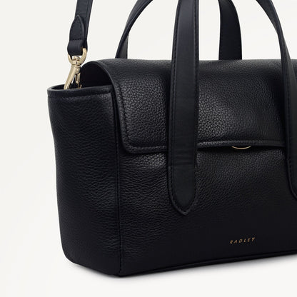 Radley London Black Small Flapover Grab