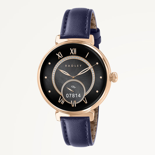 Radley London Series 48 Amoled With Leather Strap Ink - RYS48-2180