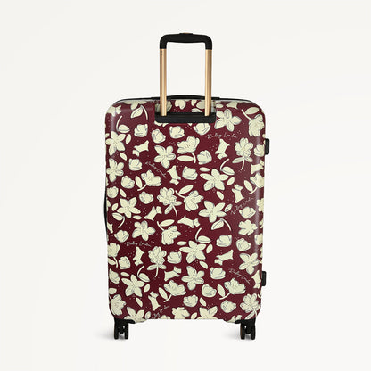 Radley London Thrift Floral 4 Wheel Large Suitcase Dark Cherry - 112887