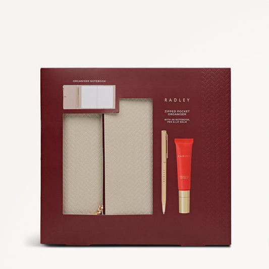 Radley London Radley Beauty Notebook Pen & Lip Balm Cranberry - 4009801