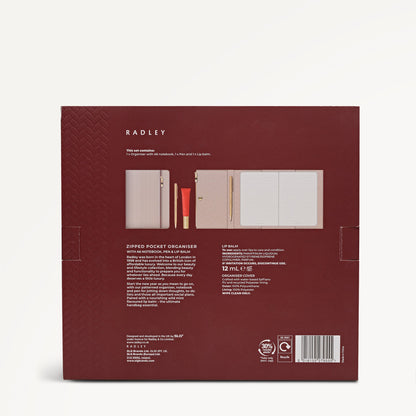 Radley London Radley Beauty Notebook Pen & Lip Balm Cranberry - 4009801