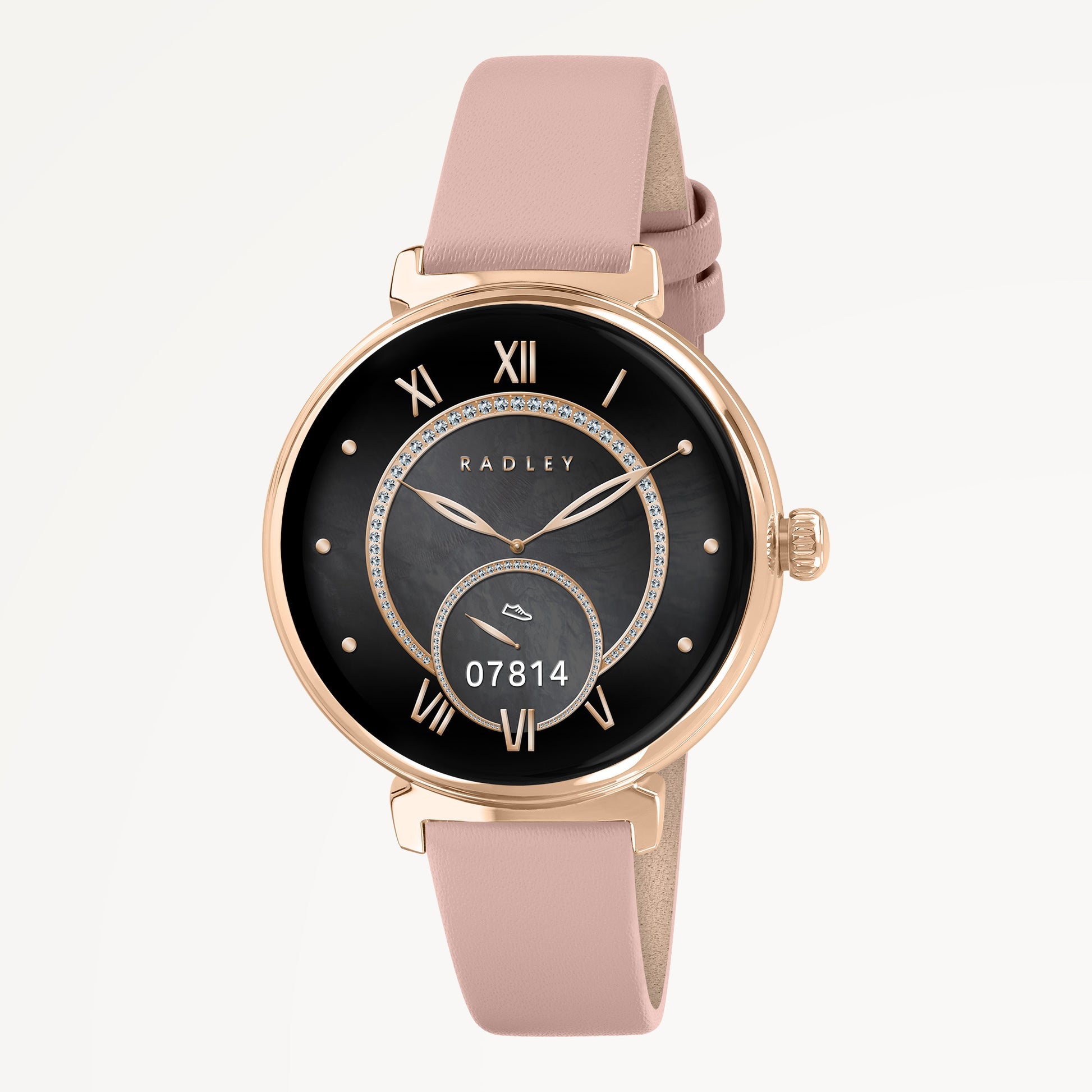 Radley London Series 48 T-Bar Smartwatch With Leather Pink - RYS48-2196