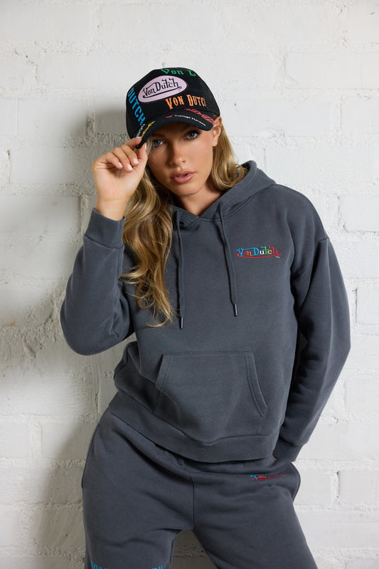 Vintage Havana Von Dutch Trucker Hat - Black/Multi