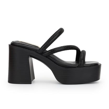 Black Vintage Havana Nova Sandal - Black
