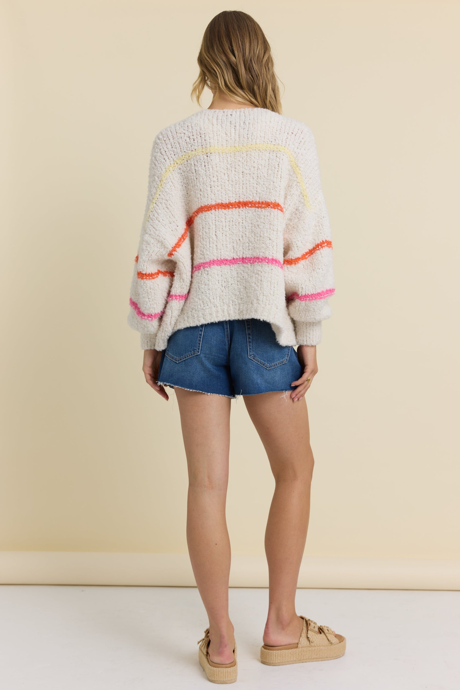 Vintage Havana Striped Cardigan