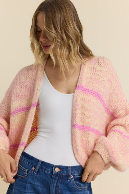 Vintage Havana Striped Cardigan