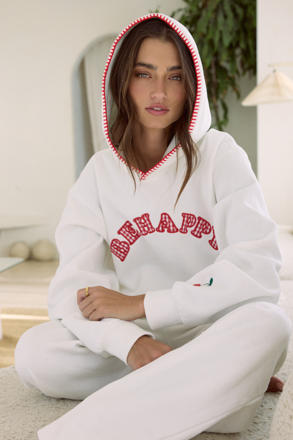 Vintage Havana Heavyweight Garment Dye Hoodie with Applique