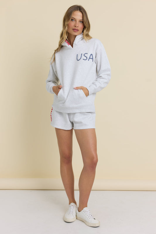 Vintage Havana Embroidered Surf Wash Hoodie