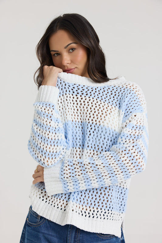 Vintage Havana Open Knit Sweater