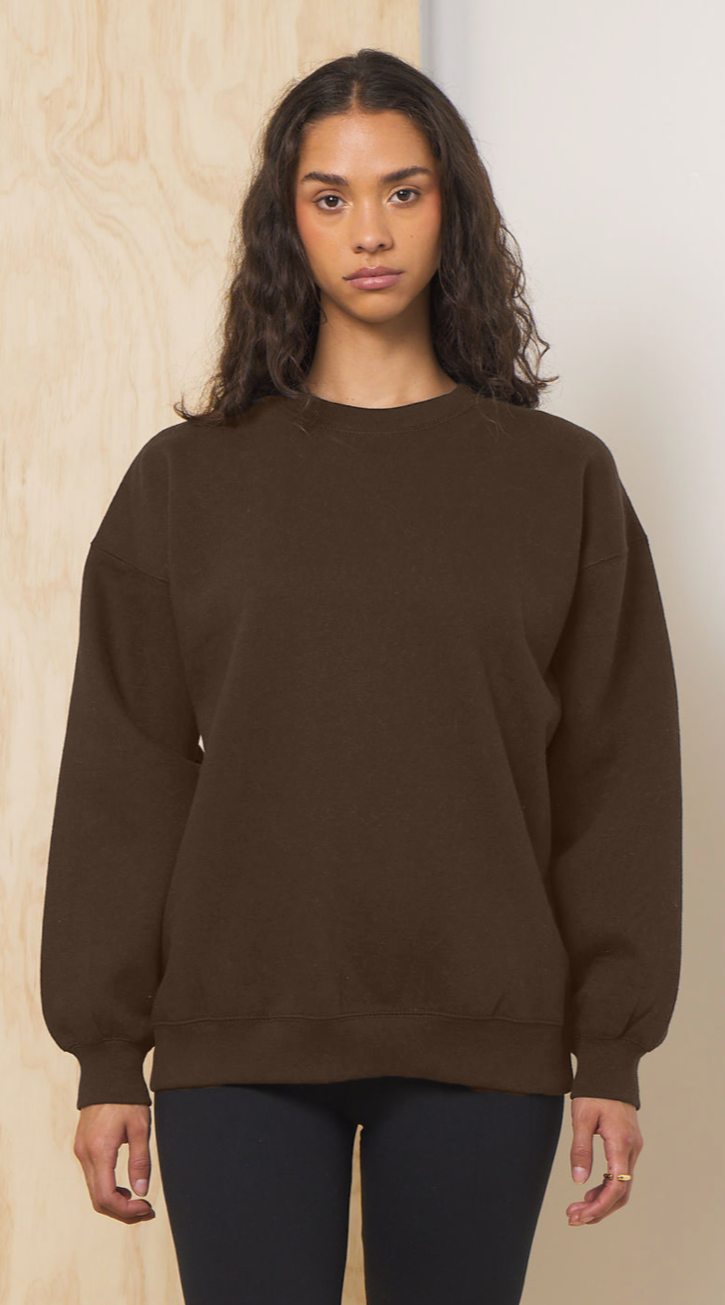 Chocolate Vintage Havana Chocolate Proweave Crewneck