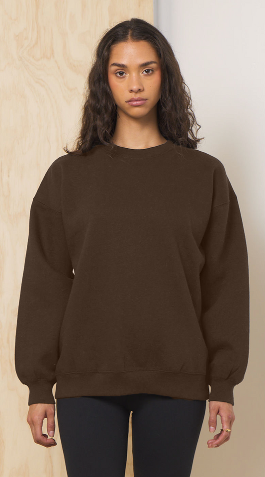 Chocolate Vintage Havana Chocolate Proweave Crewneck