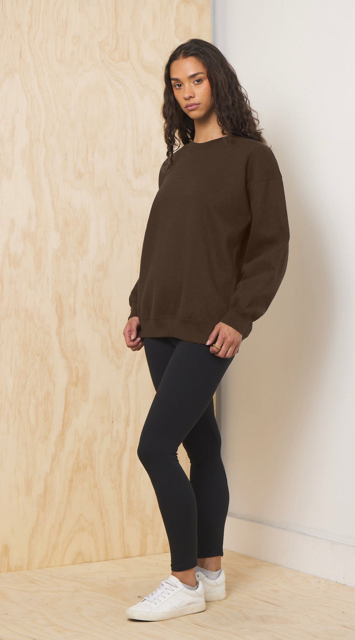 Chocolate Vintage Havana Chocolate Proweave Crewneck