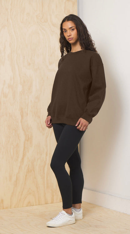 Chocolate Vintage Havana Chocolate Proweave Crewneck
