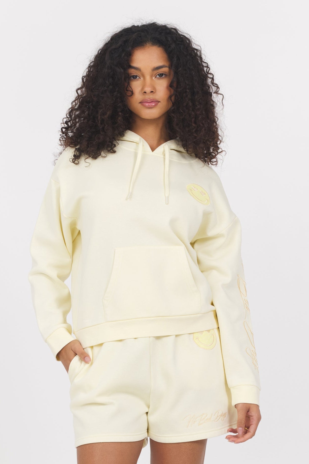Lemonade Vintage Havana Garment Dye Embroidered Hoodie
