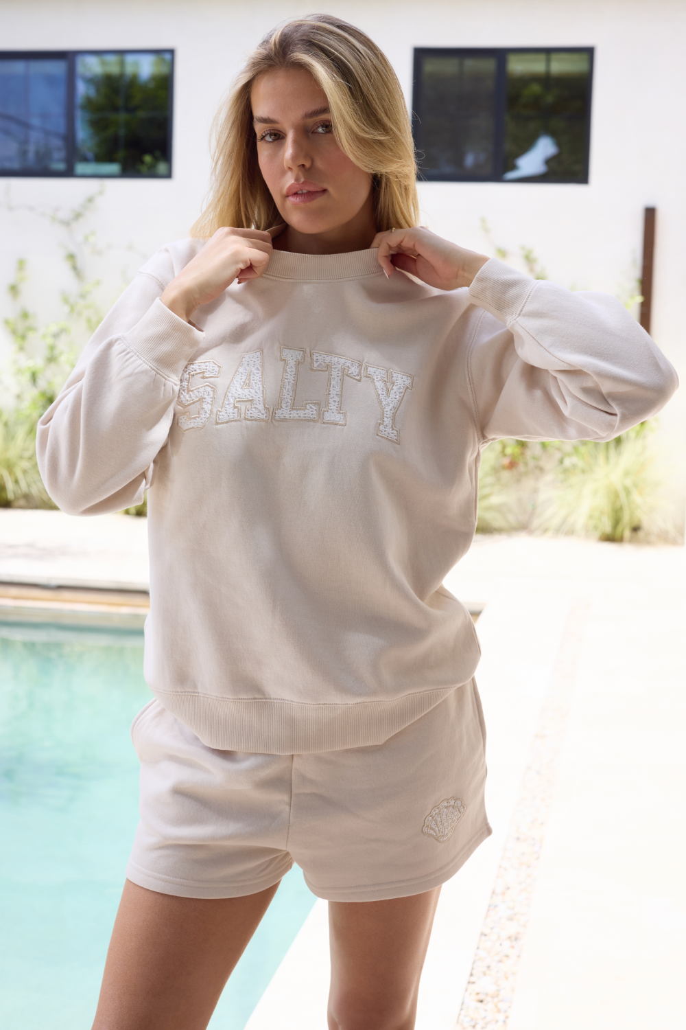 Bone Vintage Havana Surf Wash Crew Crochet