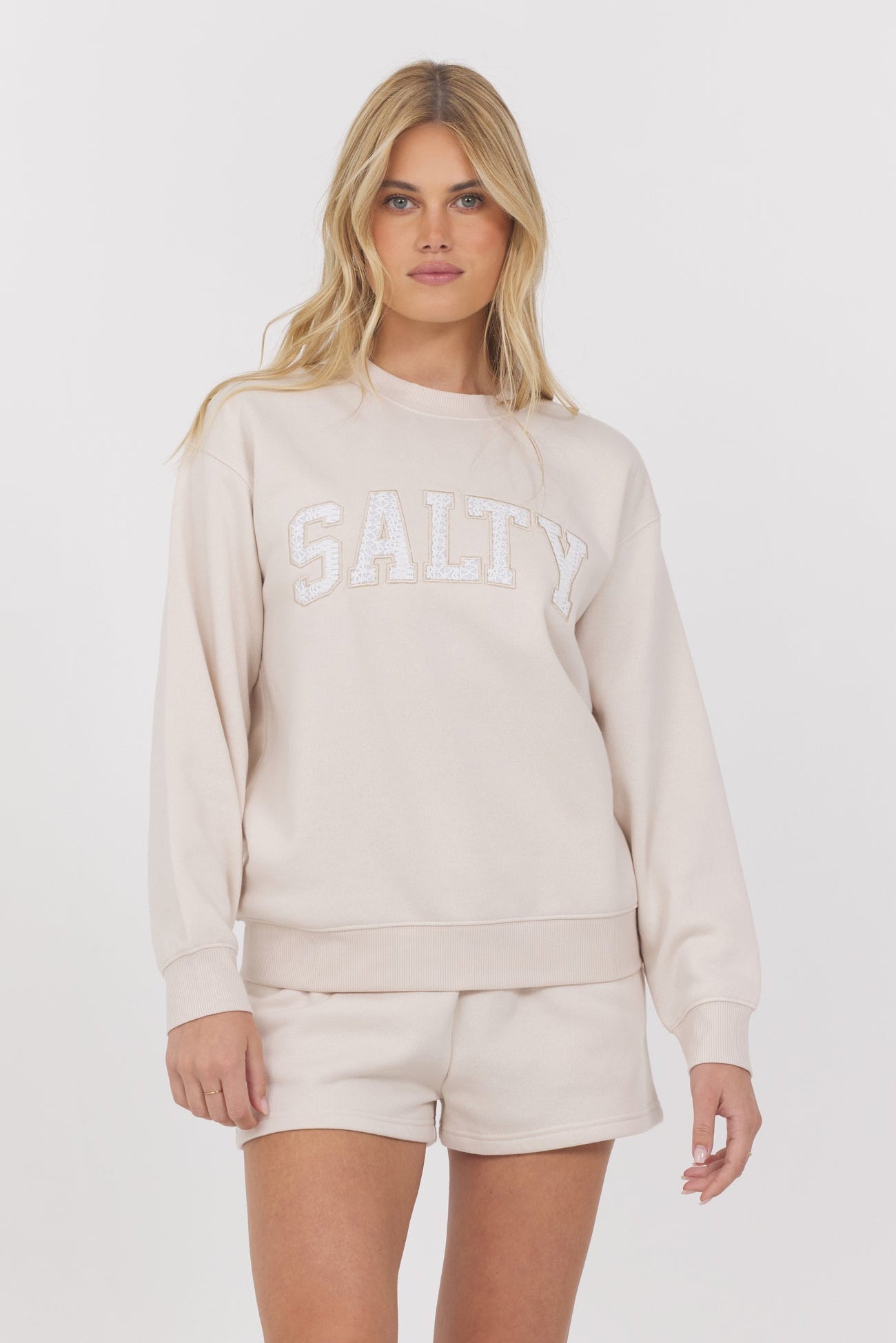 Bone Vintage Havana Surf Wash Crew Crochet
