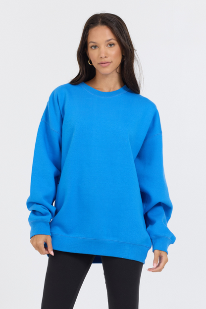 Blue Vintage Havana Blue Proweave Crewneck
