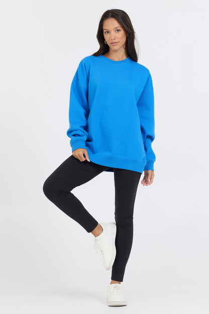 Blue Vintage Havana Blue Proweave Crewneck