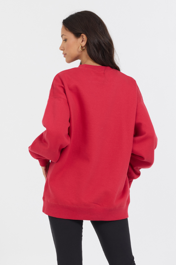 Red Vintage Havana Red Proweave Crewneck