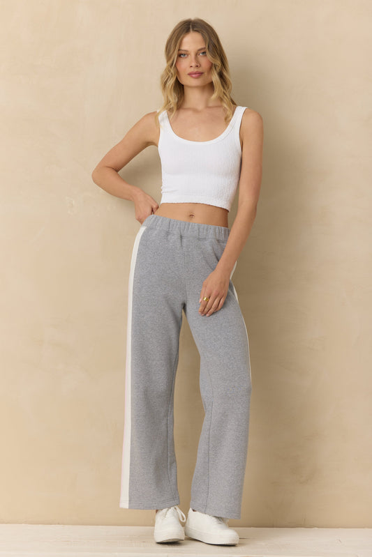 Vintage Havana Vintage Fleece Colorblock Wide Leg Pants