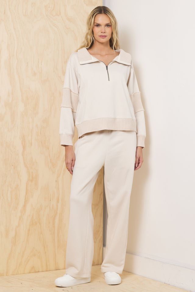 Vintage Havana Bone Fleece 2-Piece Set