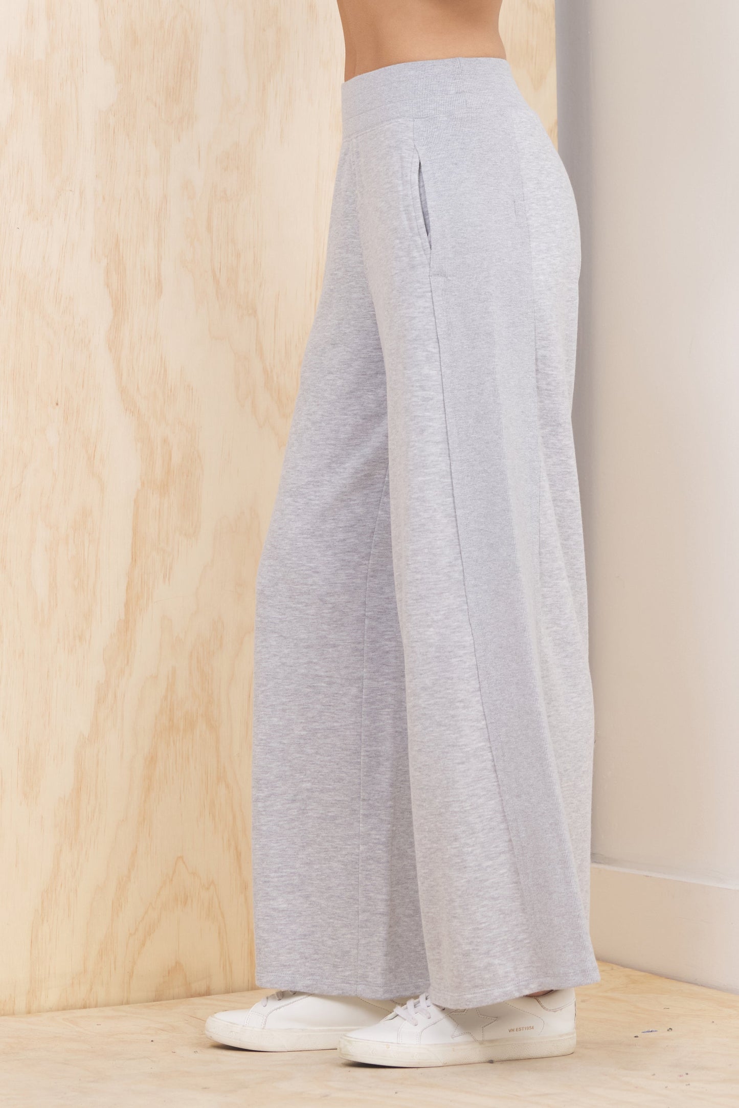 Vintage Havana Heather Grey Henley 2-Piece Set