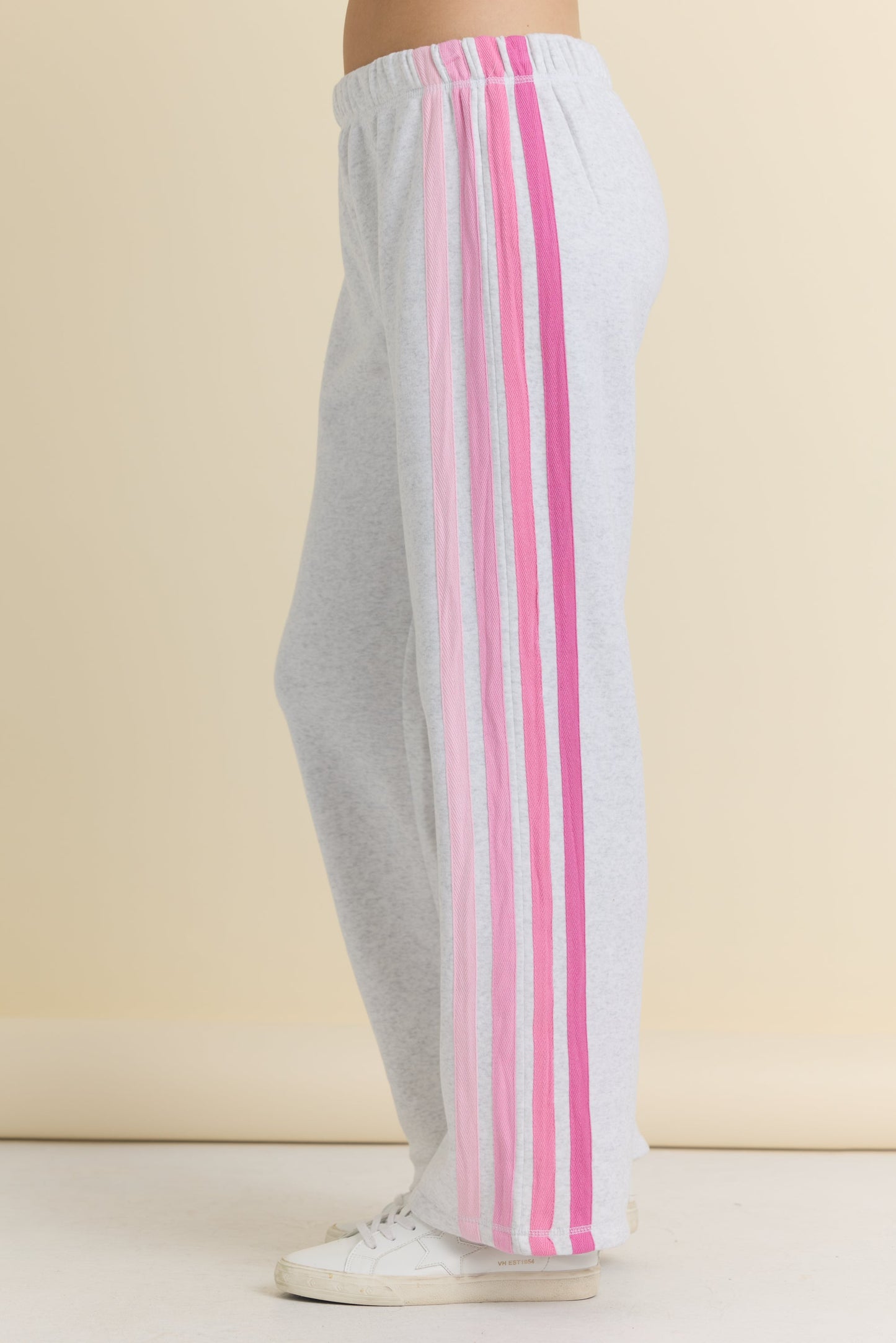 Vintage Havana Wide Leg Pant with Twill Tape Stripe